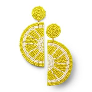 Lemon Bead Drop Earrings | Tabitha Brown for Target | Lemon Earrings